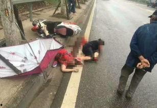 车祸死亡视频,车祸现场惨烈瞬间直击人心